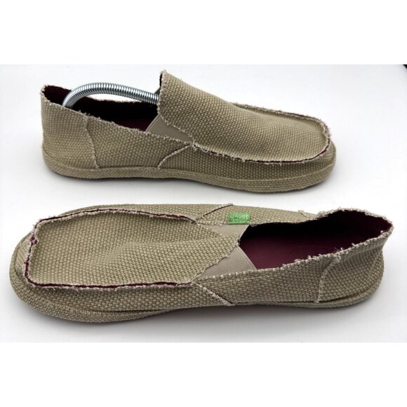 Sanuk Rounder Men's Slip On Tan SMF10113TAN Size 11 New without Tags - Picture 3 of 5